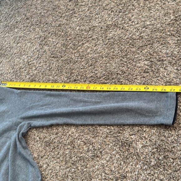 Michael Kors Men’s Half Zip Pullover Sweater Grey Size Large - Picture 9 of 9